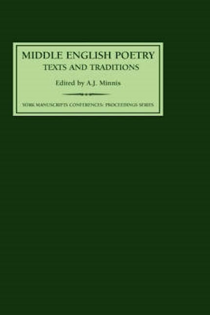 Book cover image for Middle English Poetry: Texts and Traditions ISBN: 9781903153093